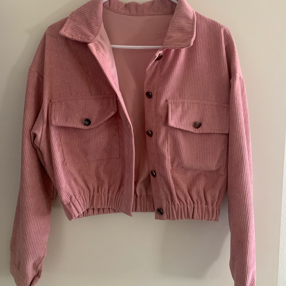 Women’s crop corduroy jacket
